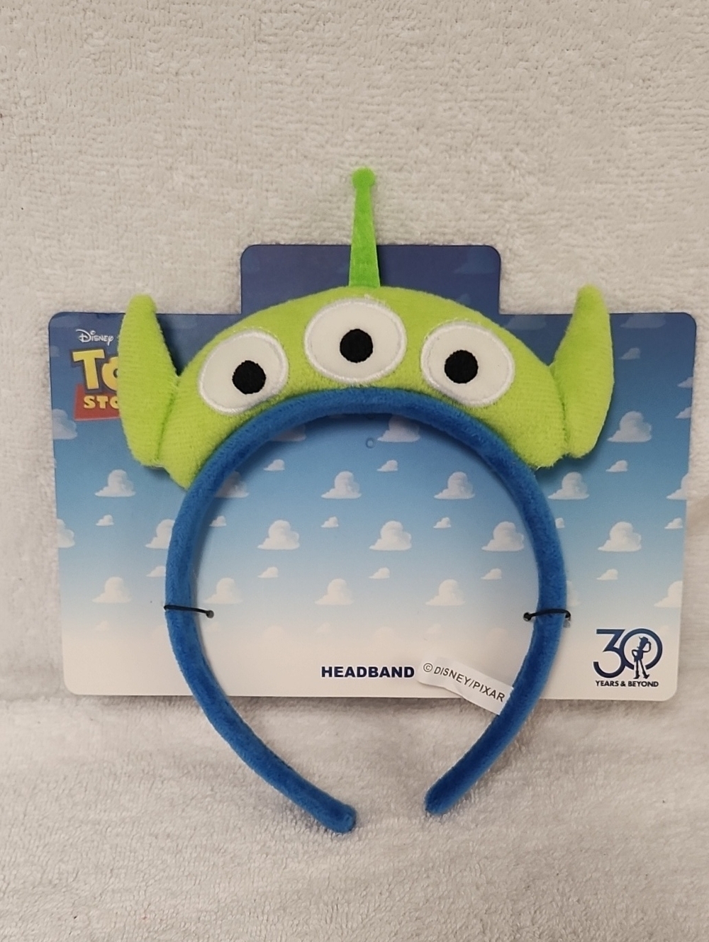 Bioworld Toy Story Alien Plush Headband in Green and Blue